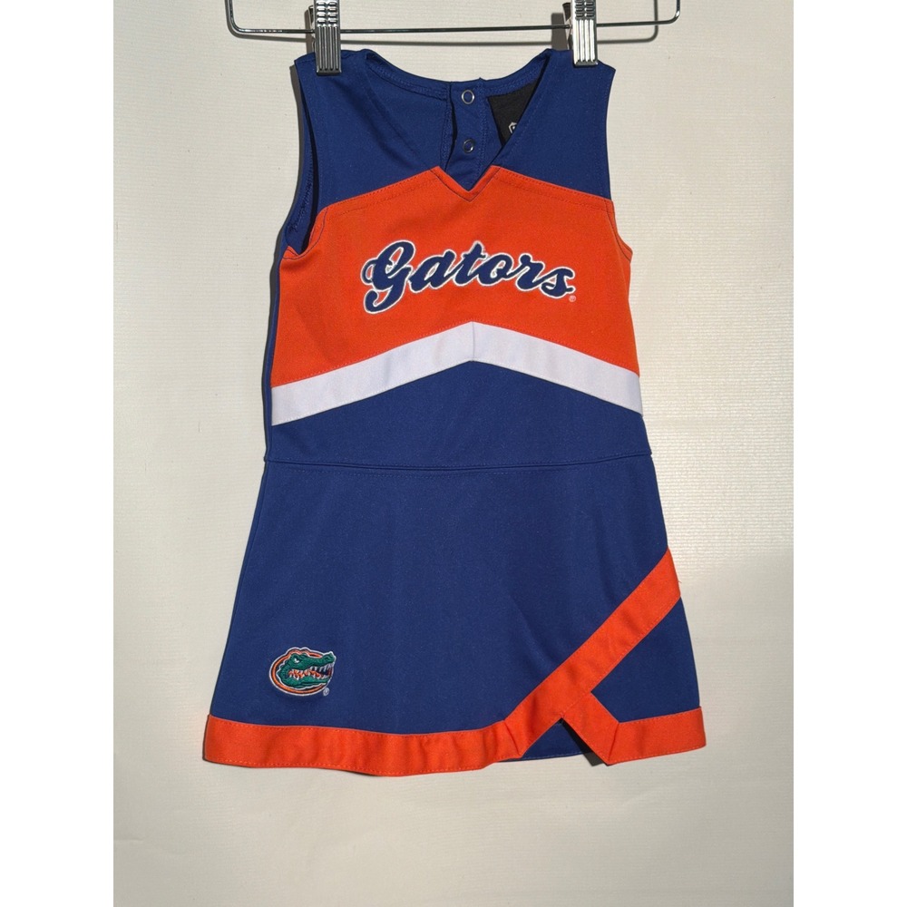 Florida Gators Girls Cheerleader Dress 2T Blue Orange NCAA Future Tailgater